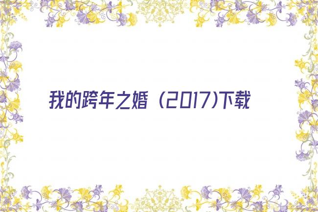 我的跨年之婚 (2017)下载剧照